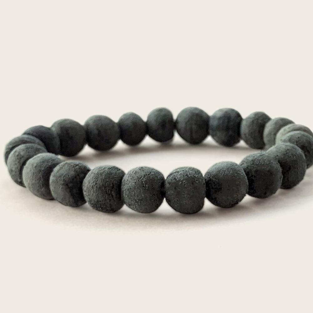 Bijou volcanic beads — accessory in algae bioplastic