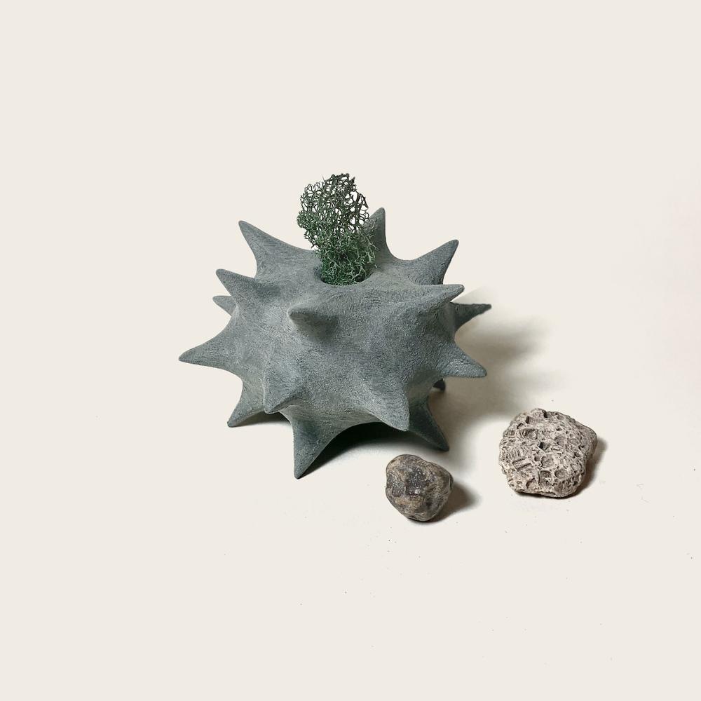 Uni sculpture — sculpture in algae bioplastic